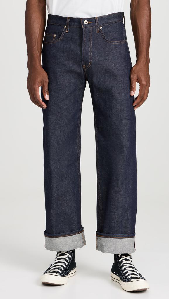 Naked & Famous Strong Guy Dirty Fade Selvedge Jeans