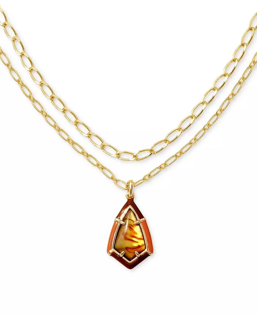 Kendra Scott Camry Gold-Tone Layered Pendant Necklace, 17" + 3" extender 1