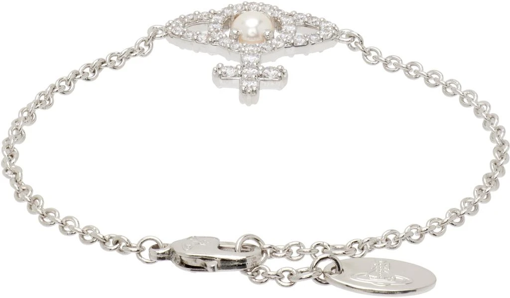 Vivienne Westwood Olympia Pearl Chain Bracelet 2