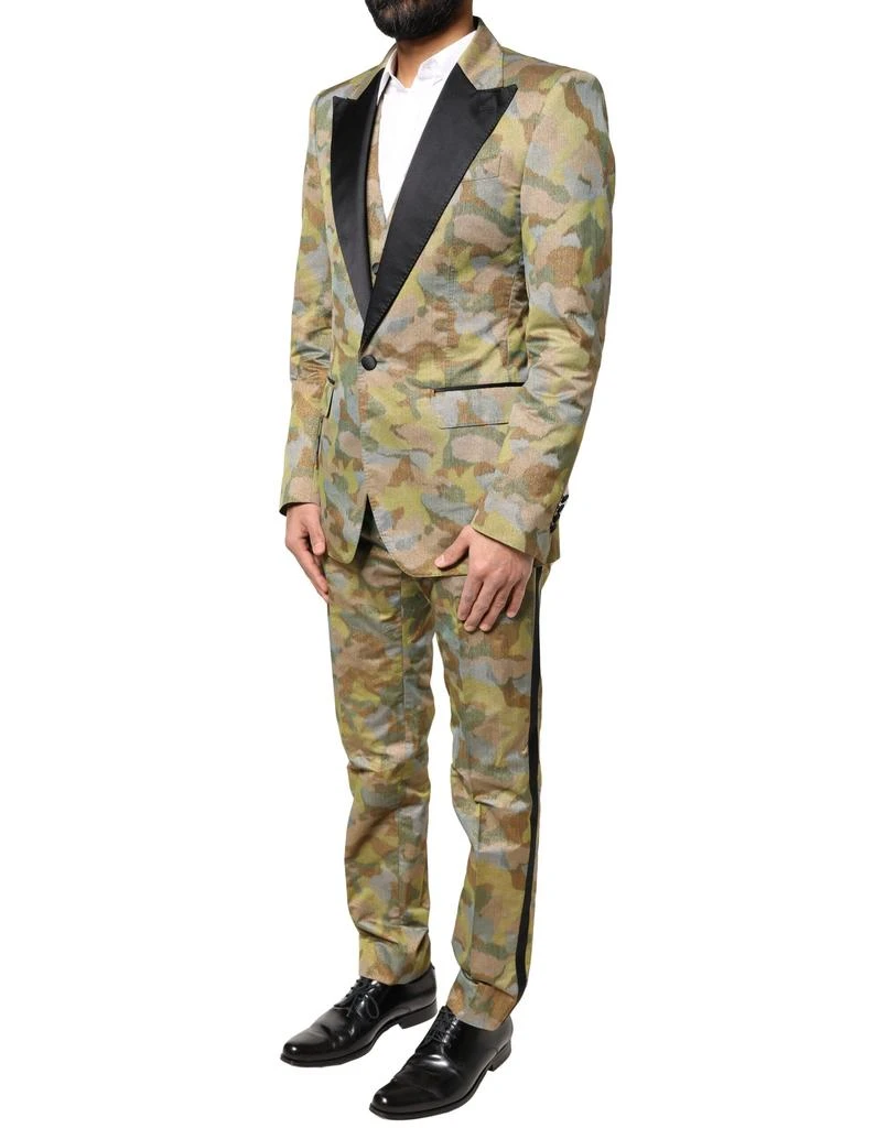 Dolce 
Gabbana Camouflage SICILIA 3 Piece Men
s Suit 2