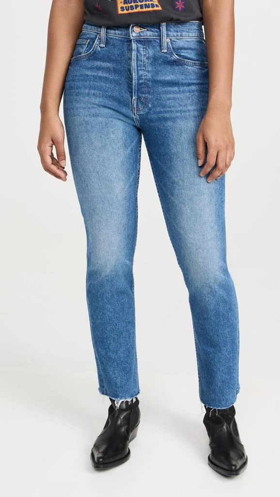 MOTHER The Tomcat Ankle Fray Jeans 6