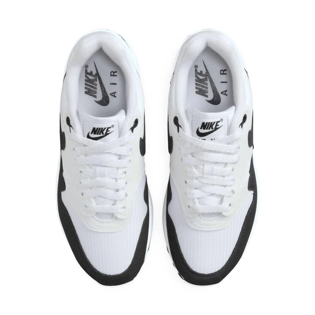 NIKE Women's Air Max 1 Sneakers In White Black 2