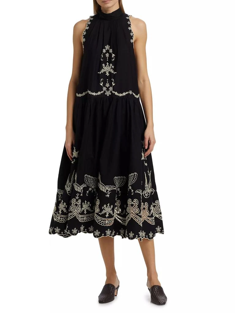 Sea Kingsley Embroidered Tank Midi-Dress 3