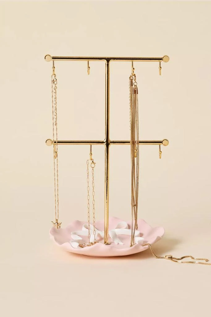 Urban Outfitters Ornate Icon Ceramic Jewelry Stand 1