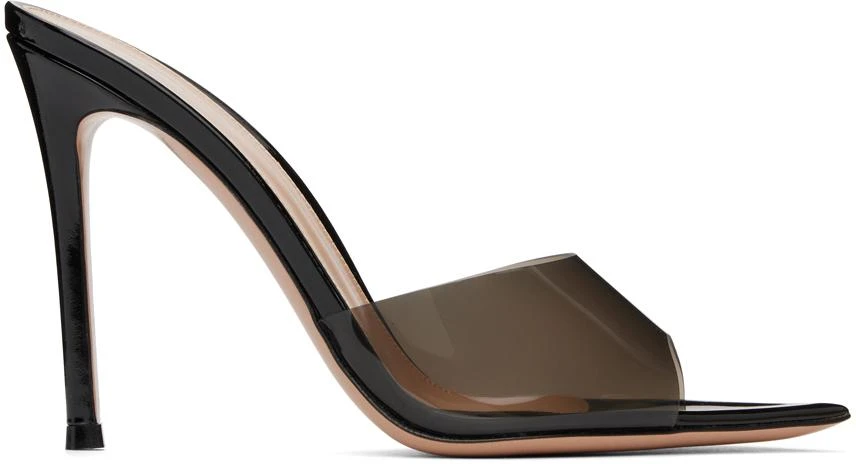 Gianvito Rossi Black Elle Heeled Sandals 1