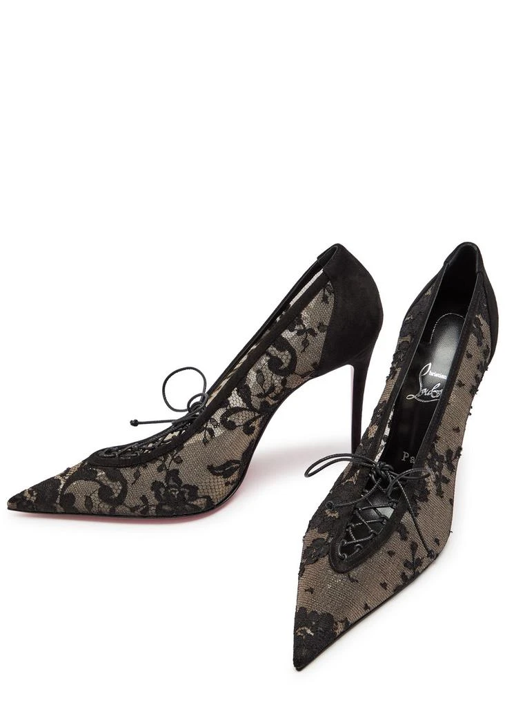 Christian Louboutin KM Lace 100 suede pumps 3