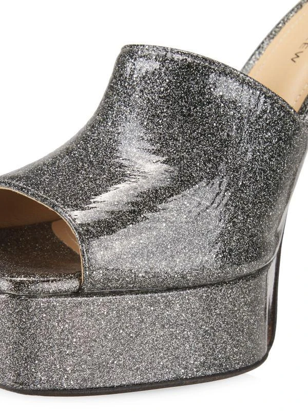 Paul Andrew Arc Leather Platform Mules 6