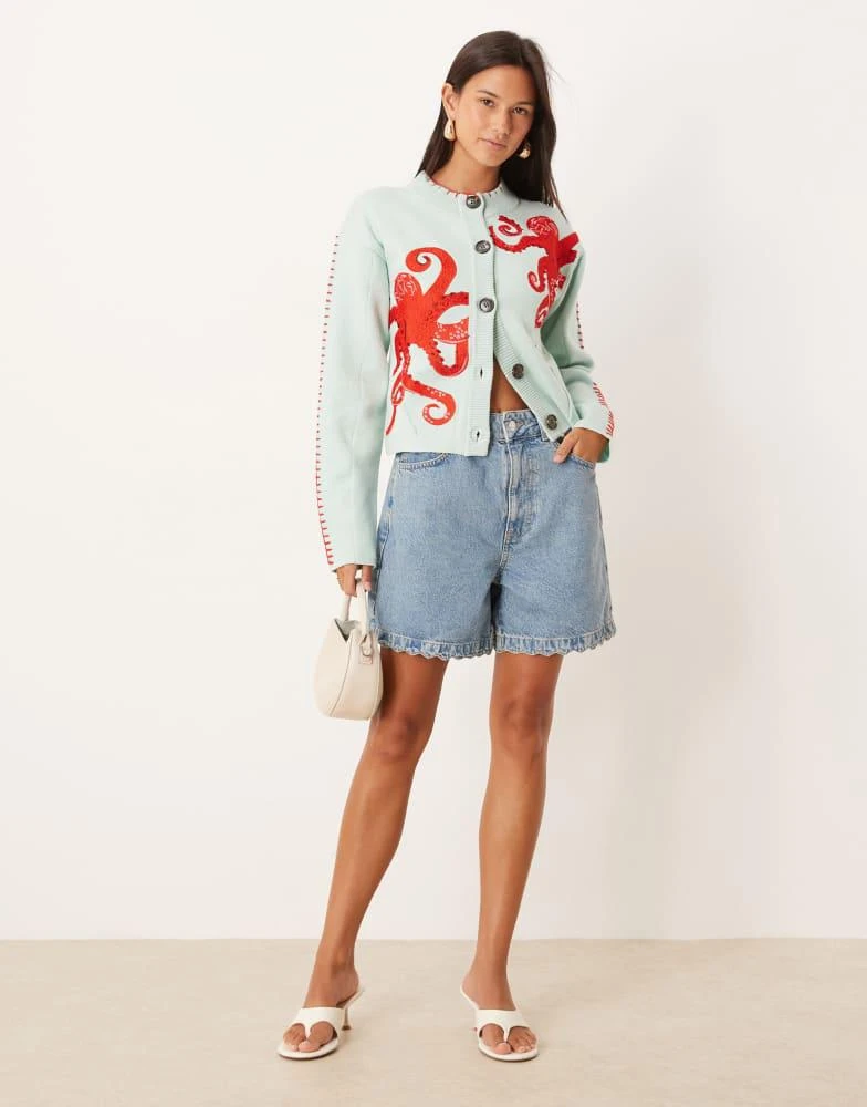 sachin and babi light blue dress Genevieve Pleated Mini Dress | Apricot main image 1