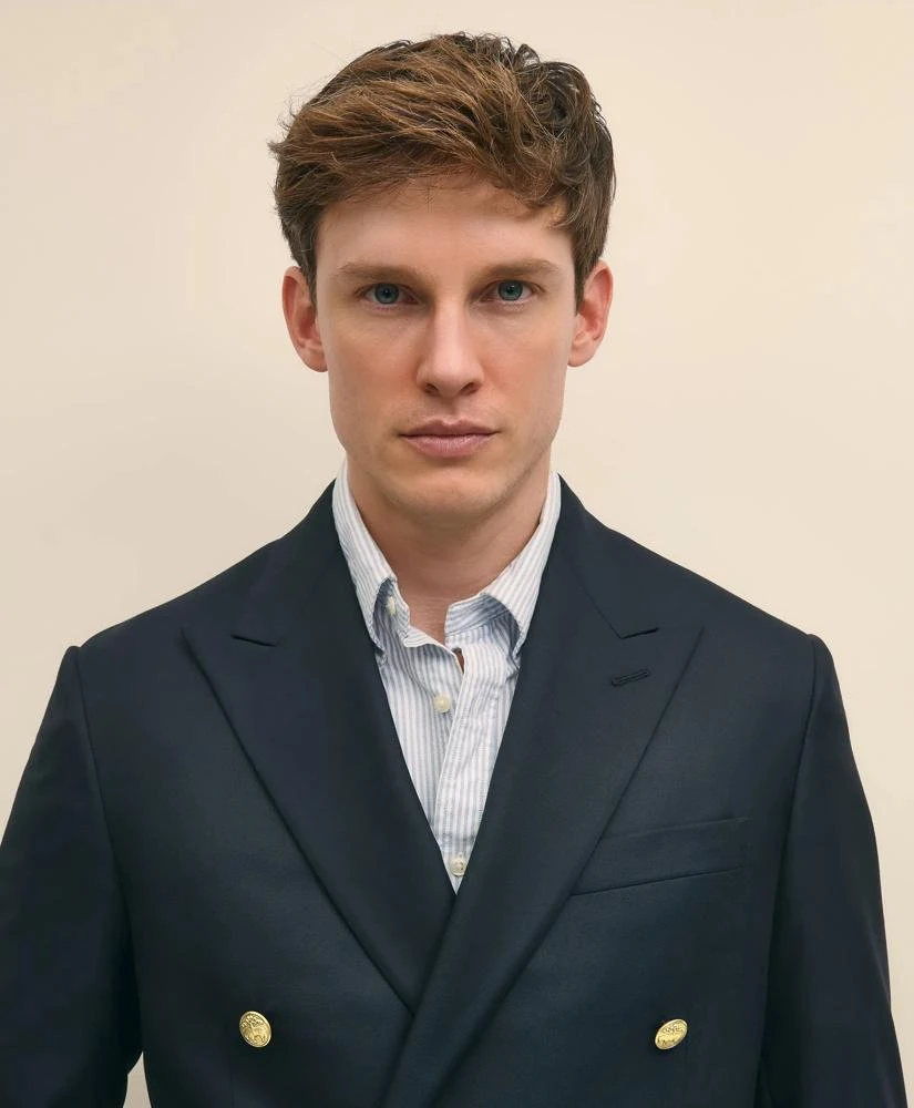 Brooks Brothers American-Made Classic Fit Double-Breasted 1818 Blazer 2
