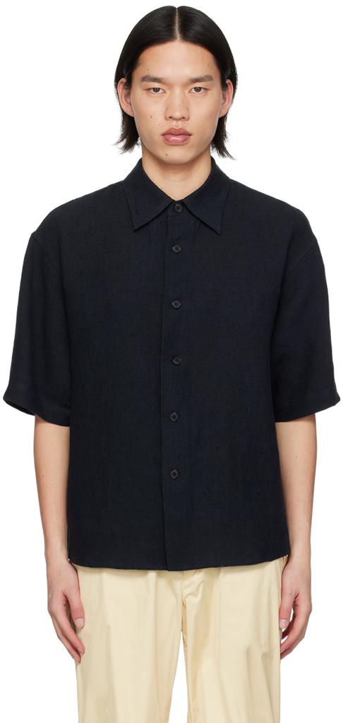 AURALEE Blue Washed Finx Twill Big Shirt - Shirts - BeyondStyle AURALEE Blue Washed Finx Twill Big Shirt - Shirts - BeyondStyle