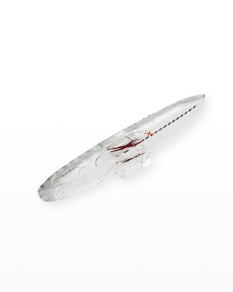 Kosta Boda Bertil Vallien "Drifter" Boat Sculpture