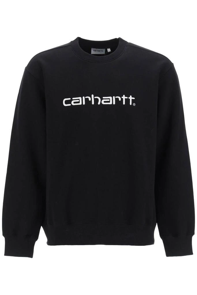 CARHARTT WIP Crew-neck sweatshirt with logo embroidery 1