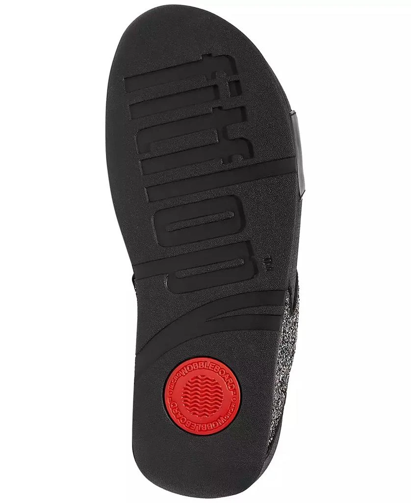 FitFlop Women's Lulu Multi-Tonal Glitter Wedge Sandals 9