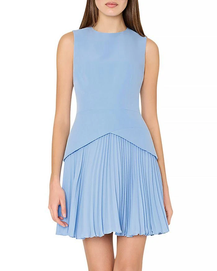 Milly Haddy Pleated Mini Dress 1