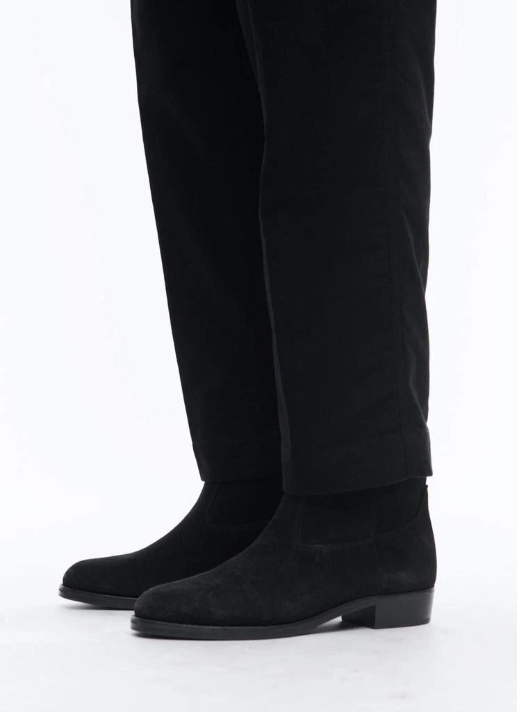 预计3周后发货 Fursac Bottes Style Camarguaises En Croûte De Cuir - Noir - Homme 1