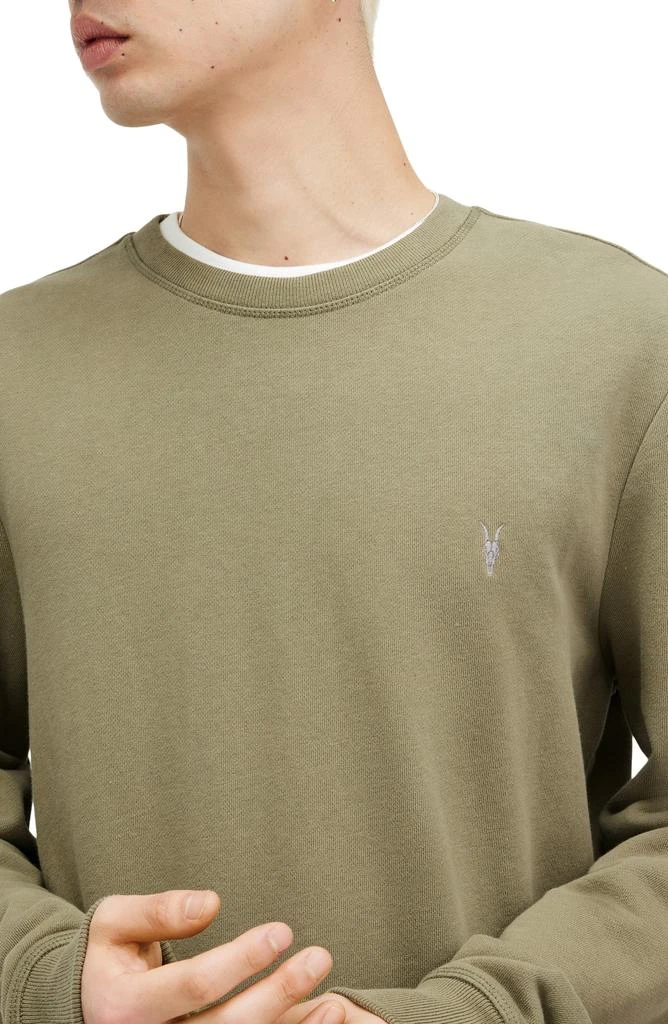 ALL SAINTS Raven Slim Fit Crewneck Sweatshirt 3
