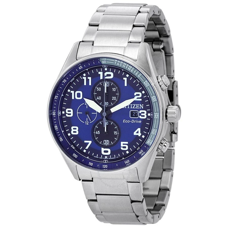 Citizen Chronograph Eco-Drive Blue Dial Men's Watch CA0770-72L 1