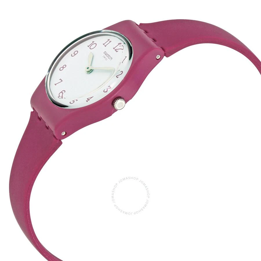 Swatch Redbelle White Dial Matte Burgundy Ladies Watch LR130 2