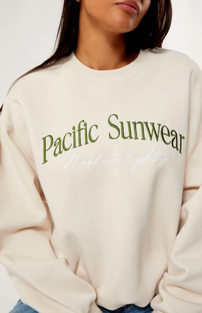 PacSun Pacific Sunwear Nineteen Eighty Crew Neck Sweatshirt 2