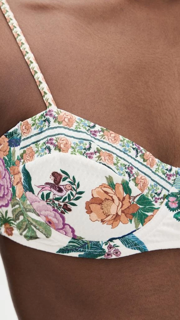 Farm Rio Sweet Bloom Underwire Bikini Top 5
