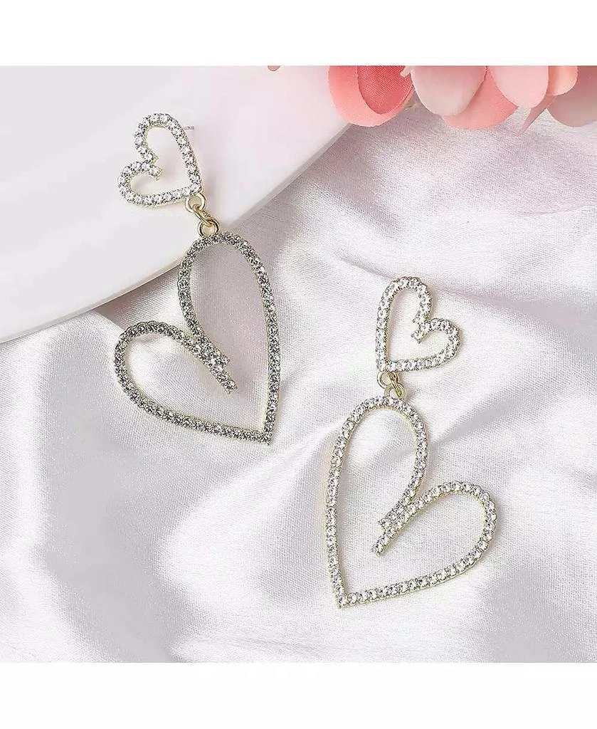 SOHI Women
s Heart Drop Earrings 2