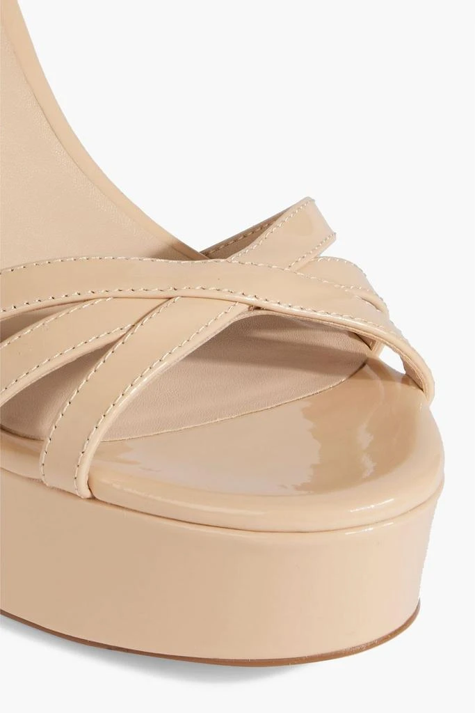 Stuart Weitzman Ivona patent-leather platform sandals 4