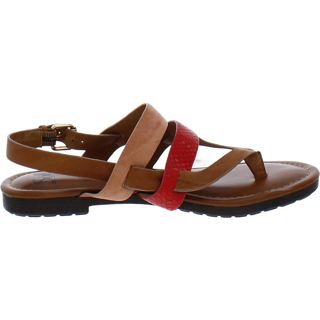 Söfft Womens Leather Criss-Cross Slingback Sandals 2