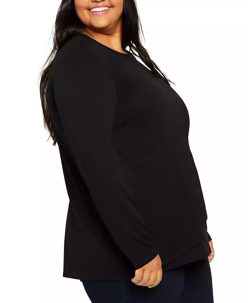 Motherhood Maternity Plus Size Crewneck Nursing T-Shirt 3