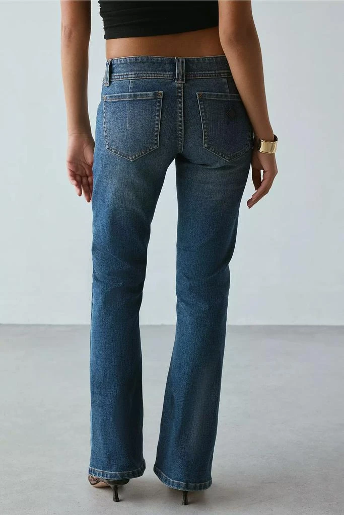 Abrand Jeans Abrand 00 Petra Super Low Kick Flare Jean 4