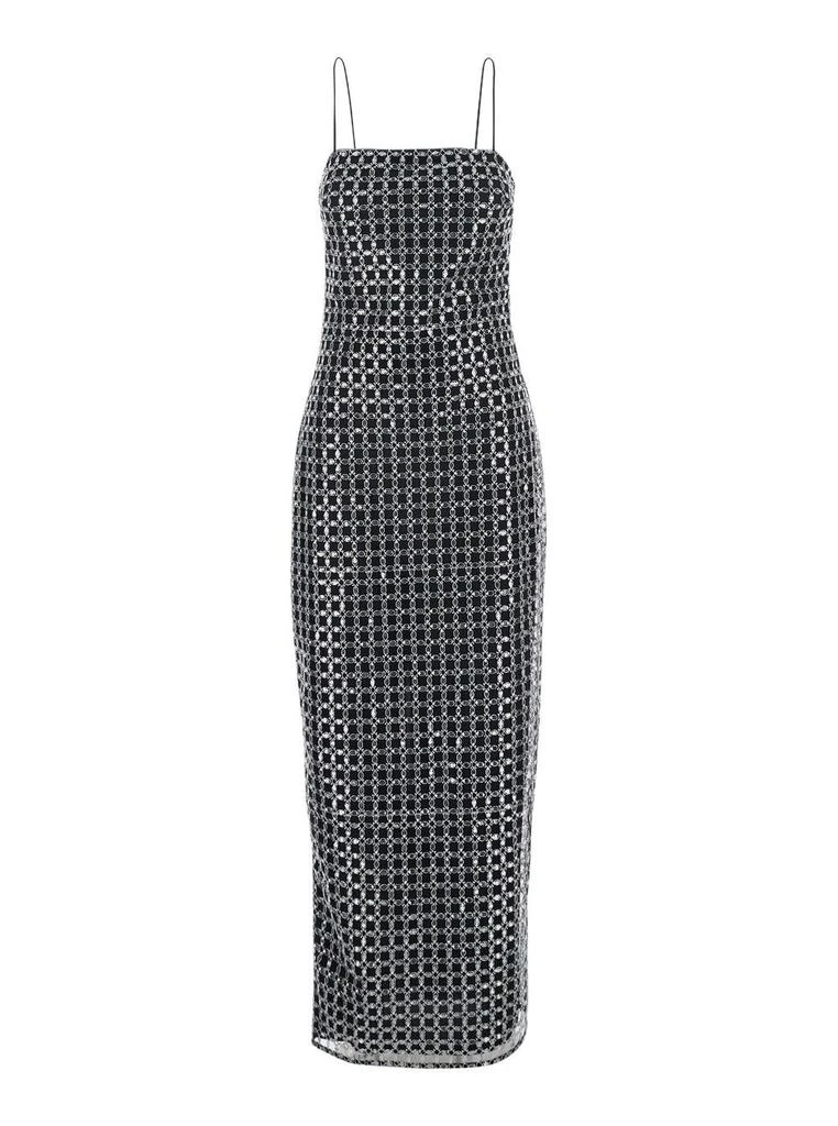 Rotate - Sequined Long Dress for Women - Polyester - Black - Size 38