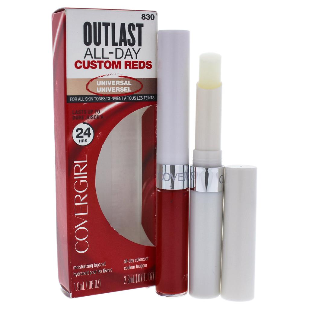 Covergirl Outlast All Day Custom Reds Lipcolor - 830 Your Classic Red by  for Women - 0.13 oz Lip Color