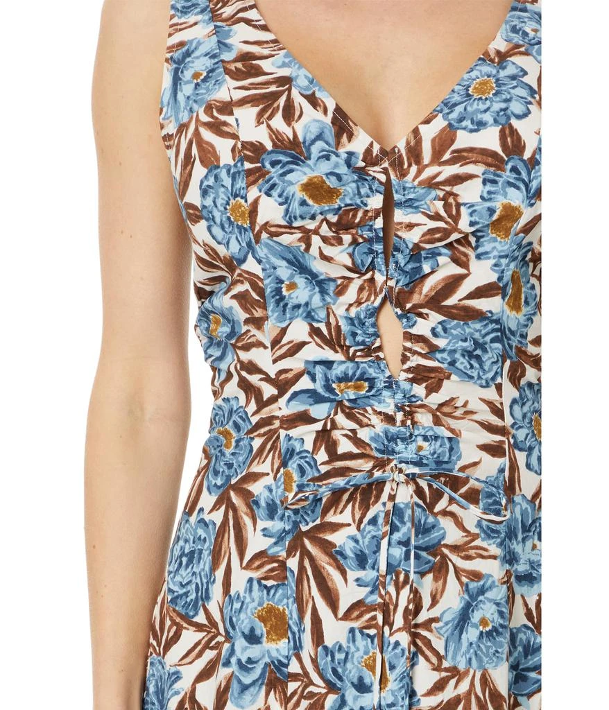 Madewell Sleeveless V-Neck Midi Dress in Floral 3