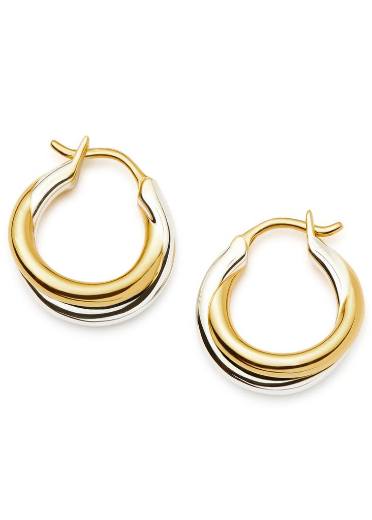 Missoma X Lucy Williams Entwine small hoop earrings