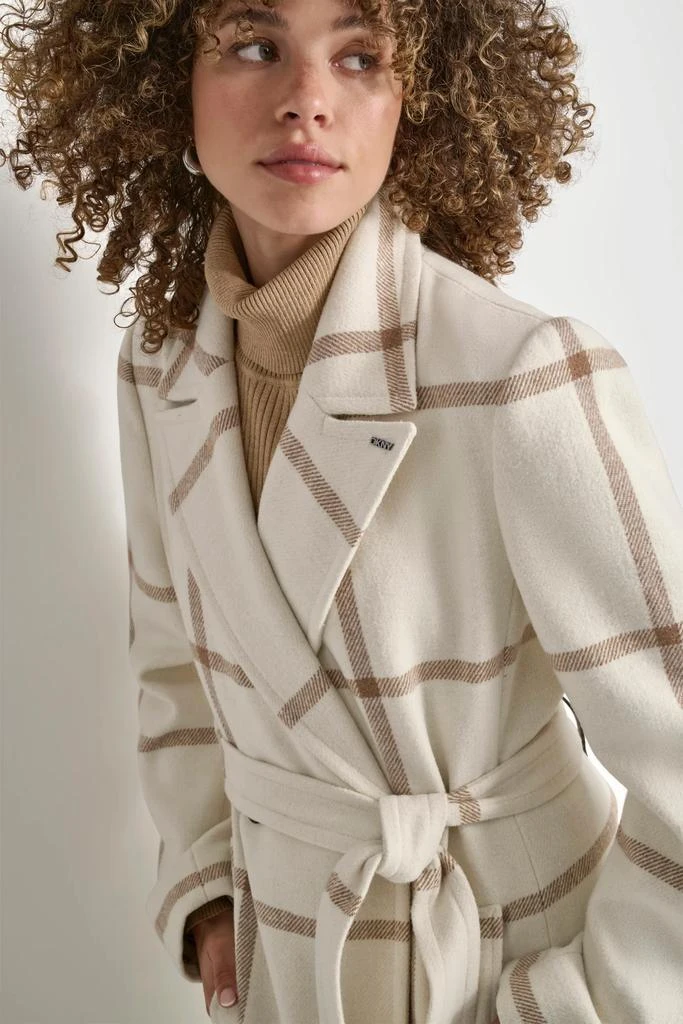 DKNY WOOL WRAP COAT 6