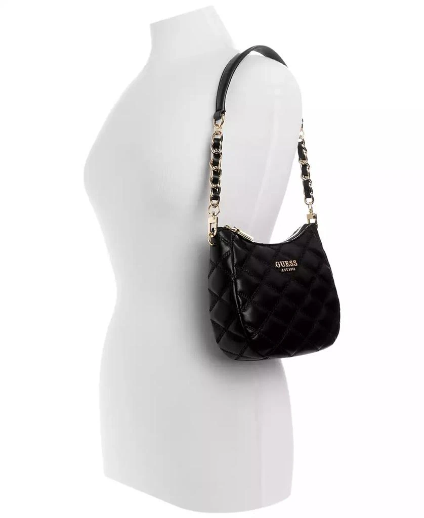 GUESS Tamsin Quilted Small Top Zip Shoulder Bag 3