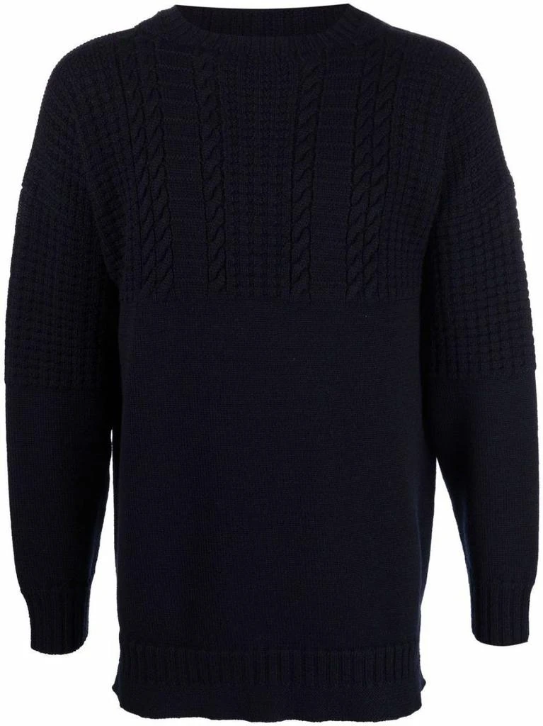 NA Blue cable knit Pullover 1