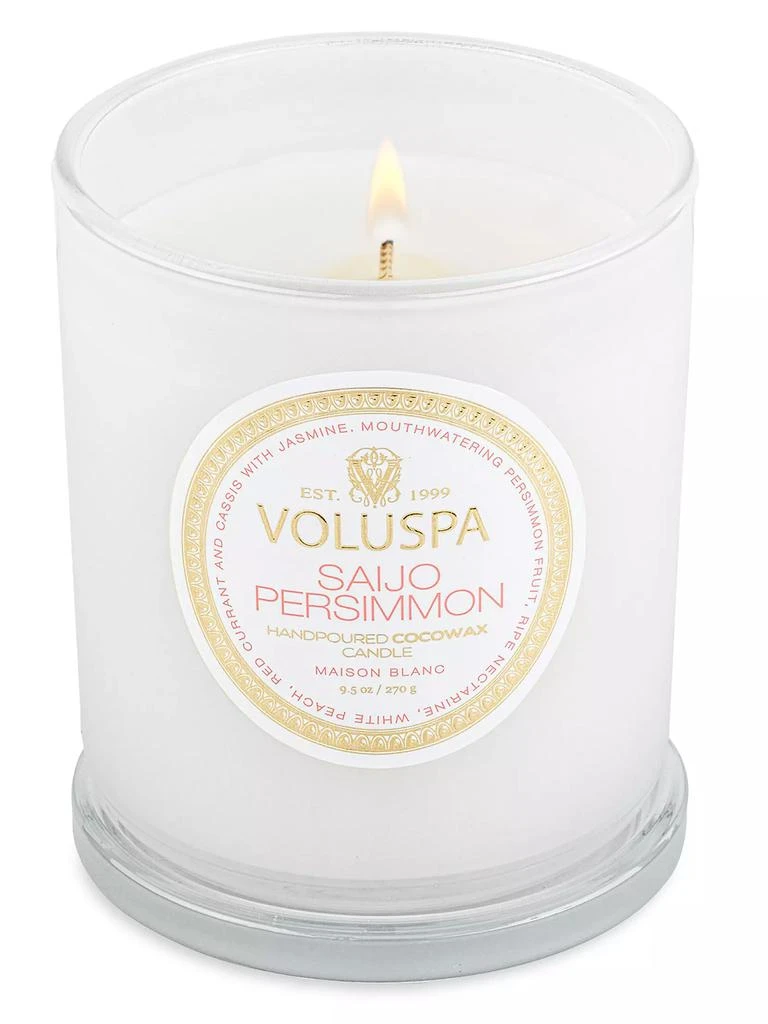 Voluspa Saijo Persimmon Boxed Classic Candle 3