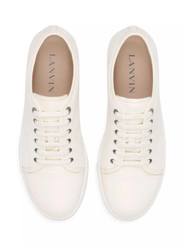 Lanvin Leather and Suede Sneakers 4