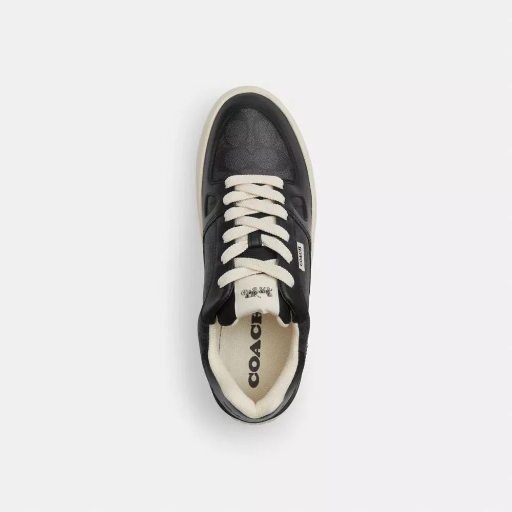 Coach Clip Court Low Top Sneaker In Signature Canvas 3