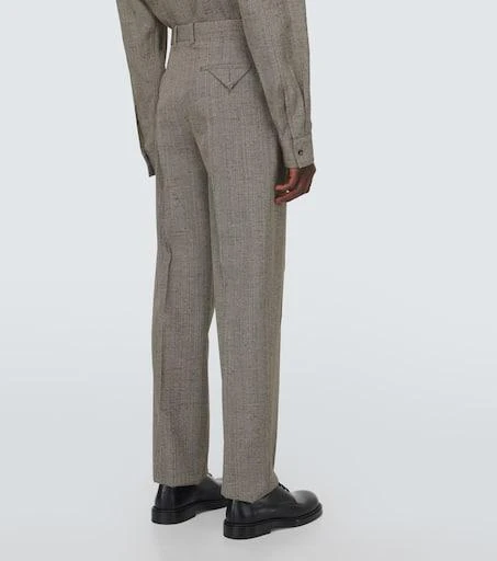 Bottega Veneta Knotted mélange straight pants 4