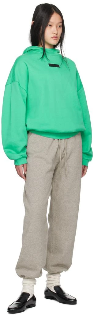 Fear of God ESSENTIALS Green Pullover Hoodie 4