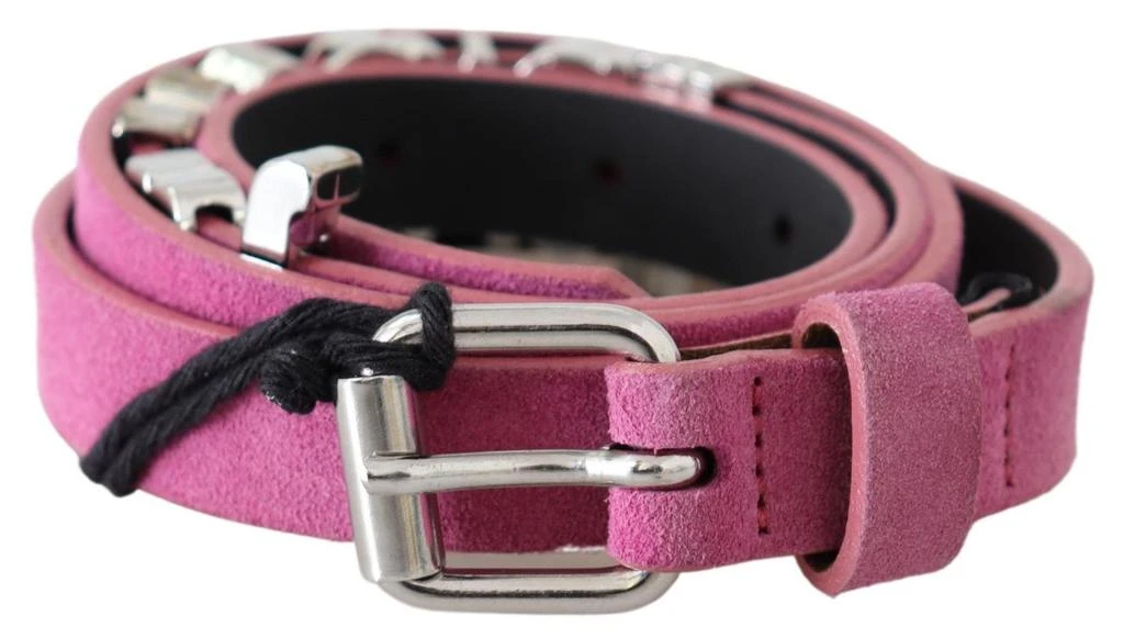 Just Cavalli Just Cavalli Fuschia Pink Leather Waist Belt 1