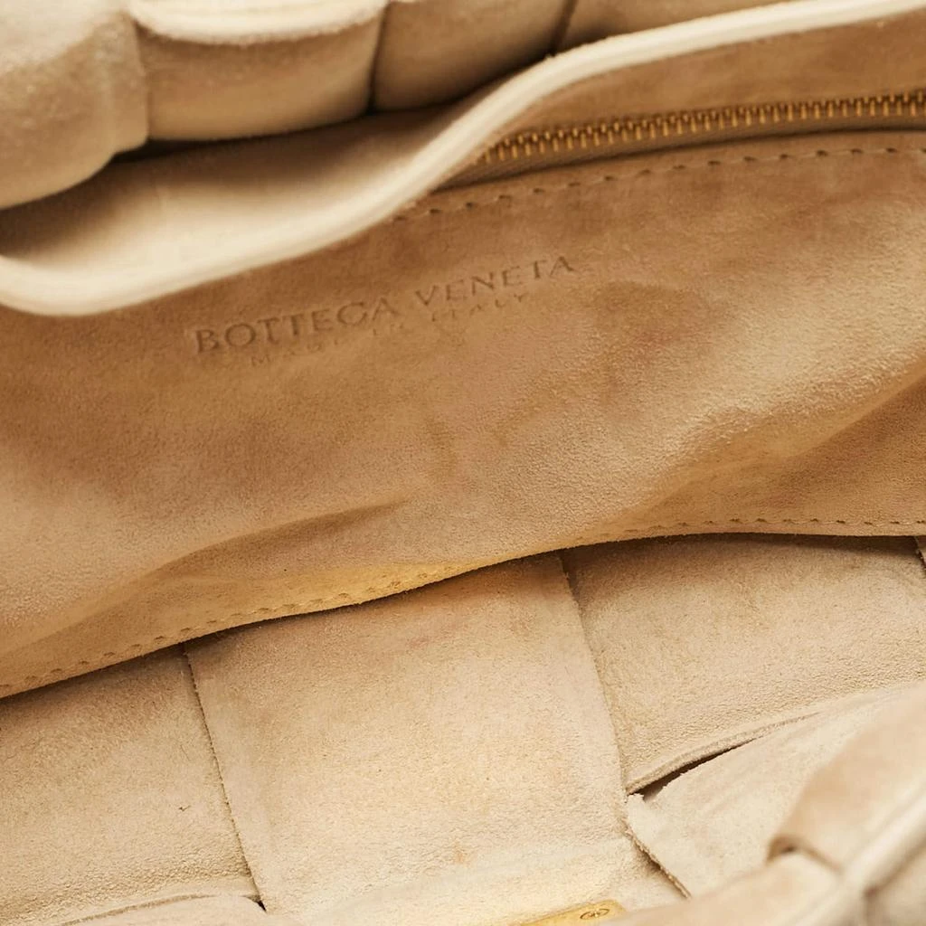 Bottega Veneta Bottega Veneta Beige Suede Padded Cassette Shoulder Bag 7