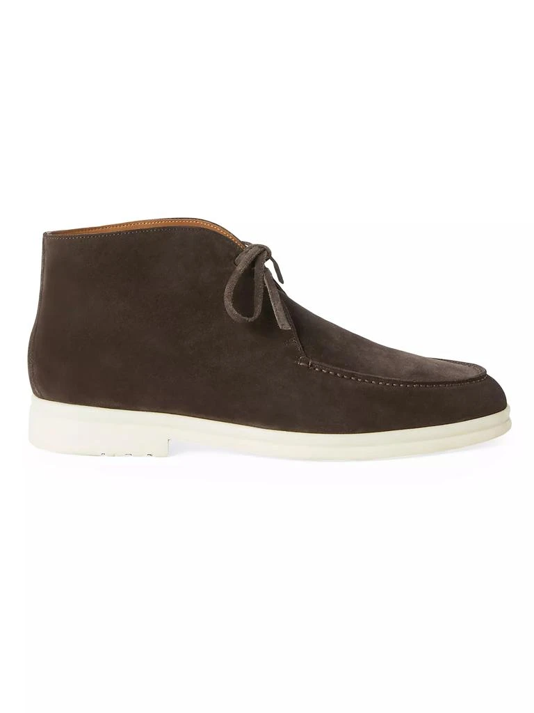 Loro Piana Walk and Walk Suede Ankle Boots 1
