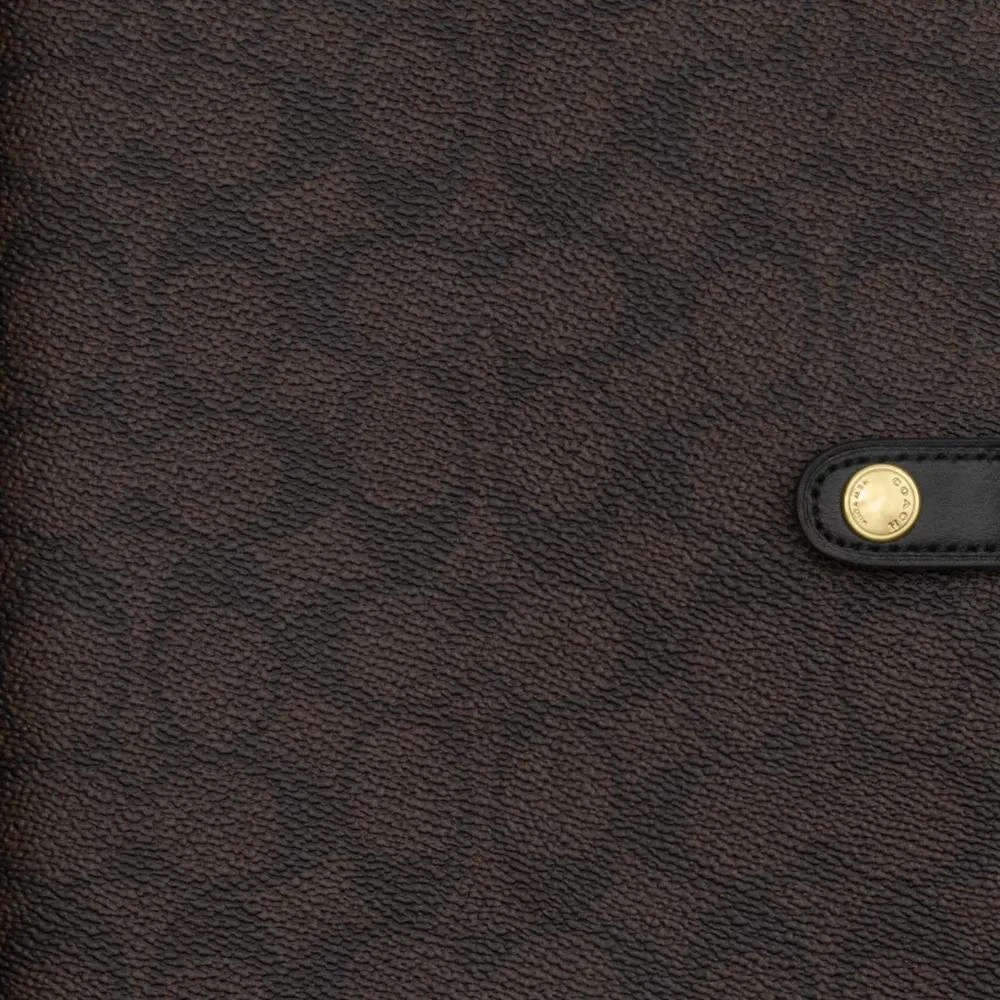 Coach Notebook In Signature Canvas 3