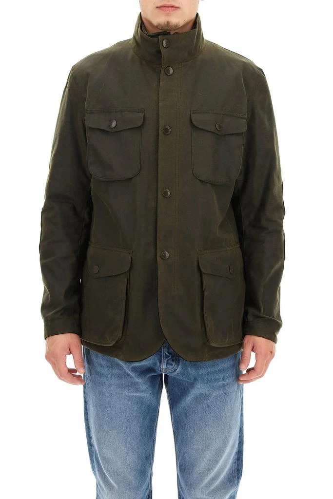 Barbour Barbour Ogston High-Neck Waxed Jacket 2