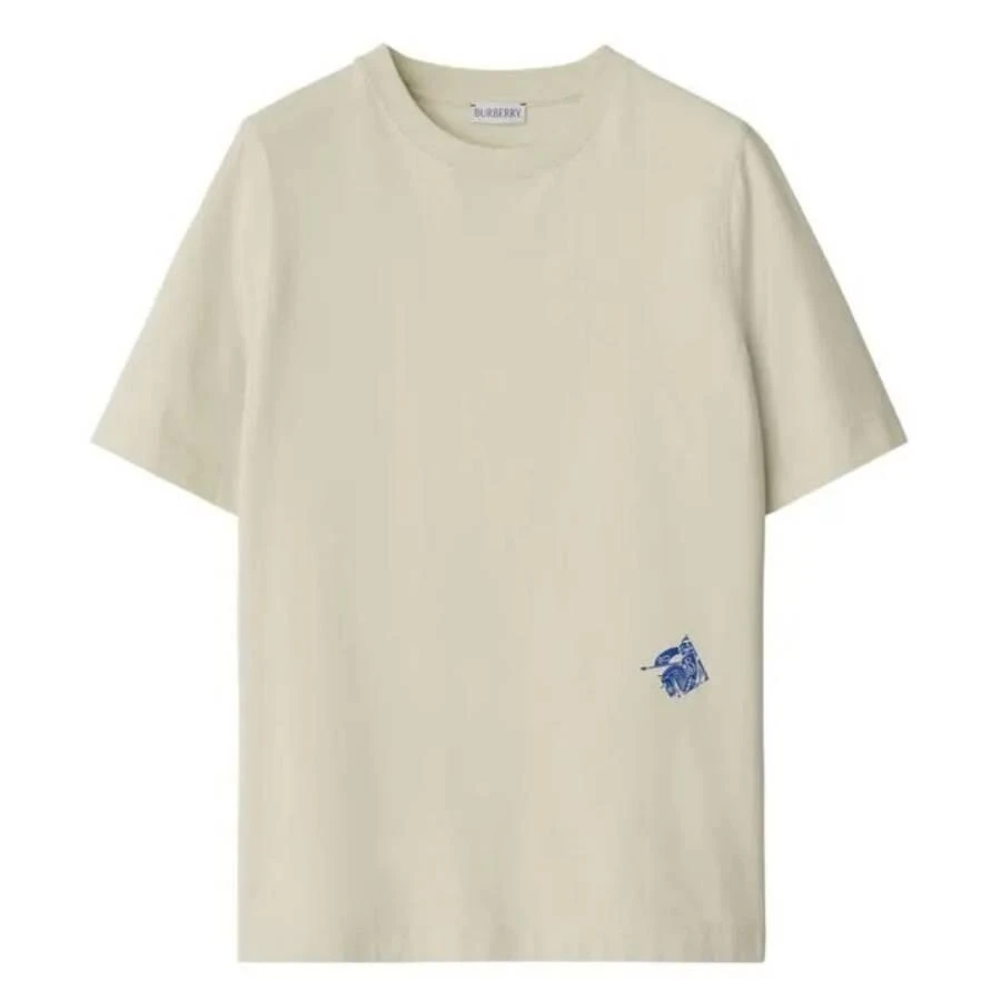 Burberry Equestrian Knight Print Cotton T-Shirt