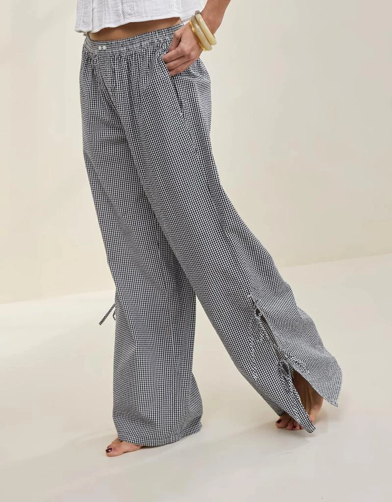 Aerie Aerie Off-Duty Seersucker Side Tie Trouser PJ 5