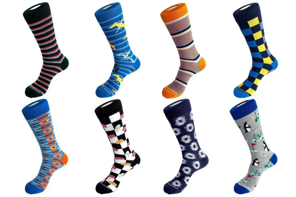 Unsimply Stitched CREW SOCK 8 PACK 1