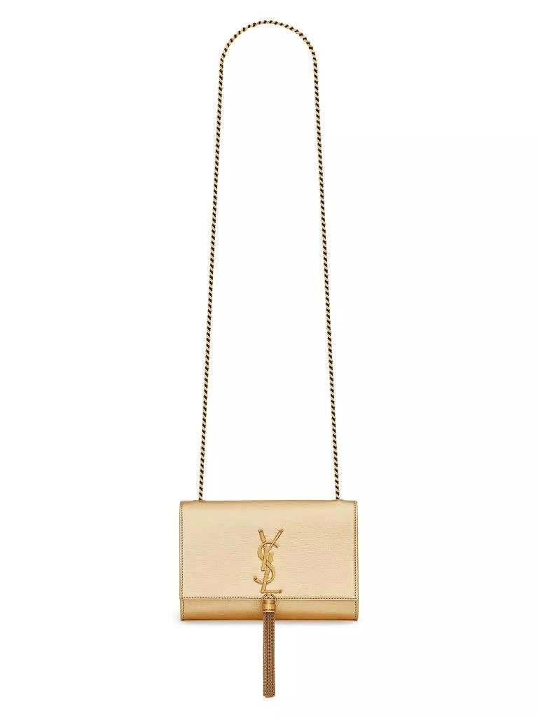 Yves Saint Laurent Kate Metallic Leather Shoulder Bag 1